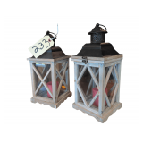 2 Lanterns Aprox 7"x 14"