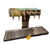 6 Tap Draft Beer/ Beverage Dispenser w/ Drain
