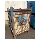 Approx. 330 Gal Plastic Tote in Steel Gauge
