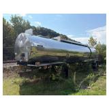 Brenner Stainless Steel Tank Trailer - 3 Compartments - Approx. 7,000 Gal. Capacity