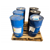 6 Kegs of Assorted Grease - 1 Gulflex Moly EP - 2 Chevron Delo Gear Lube 80W-90 - 1 Gulf No Rust3 - 2 Peak Gear Lube 80W - 90 GL5