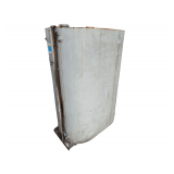 Approx. 275 Gal Steel Tank w/ Gauge on Skid