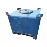 Approx. 275 Gal Steel Tank - Tote w/ Legs
