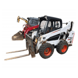 2013 Bobcat S570 Skid Steer - Only 938.6 Hours - Aux. Hydraulics - With Forks - New Tires