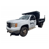 2013 GMC Sierra 3500 Dump Truck - Dually - Mason Dump Body w/ Fold Down Side Extensions and Cab Guard - 6.0L V8 - 82,582 Miles - Runs and Drives - VIN: 1GD322CG5DF145528