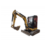2018 Cat 302.7D - Only 667 Hours - Blade - Rubber Tracks - Aux Piping - PIN: CAT3027DHLJ701579 - with 12in and 22in Buckets