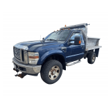 2010 Ford F-350 Super Duty XL Dump Truck - 4x4 - 5.4L V8 - Runs and Drives - Inspected 03/27 - 81,773 Miles - Aluminum Dump Body w/ Headache Rack and Mesh Window Guard - Snowplow Mount Brackets - VIN:
