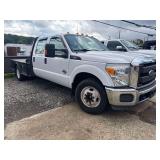 2016 Ford F-350XL Super Duty Flat Bed - 6.7L Power Stroke Turbo Diesel - 93,053 Miles - Runs and Drives - Inspected 01/27 - 4 Door - 9.5’ Bed - VIN: 1FD8W3GT6GEC18861