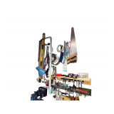 Contents On Wall Includes Levels Chain Handsaws Screwdrivers Bits pliers