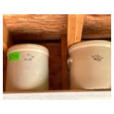 2 Crocks no 3 11" x 11" no. 4 (11" x 12.5"