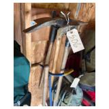 3 Pic Axes A Tamper Weed Puller