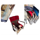 3 Adult Folding Chairs 1 Childs and a 9