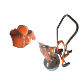 Outdoor Light Mounted on a Car Rim Comes with Dolly