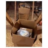 Box Lot Of Collection Plates Box Lot Of August Wendell Forge