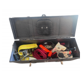 Tool Box full of Straps and Tie Downs