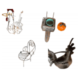 5 Pieces of Yard Art or For Holding Your Flower Pots
