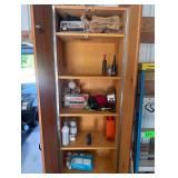 Contents of Cabinet - Battery Charger - Light Bulbs - Gloves - Product