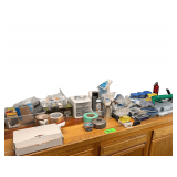 Assorted Hardware & Organizer Bins - Pittsburgh Combination Wrench Set - Sanding Accessories