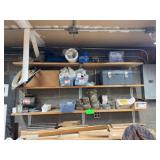 Contents of 4 Shelves Wood , Nails
