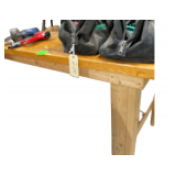 Homemade Wooden Work Bench 72" x 32" x 37"