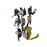 Automatic Retractable Ratchet Tie-down Strap, Cam Buckle Tie-down Strap, Heavy-duty Ratchet Tie-down Strap, Tow Strap