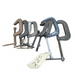 7 Various Sized C Clamps
