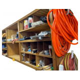 Contents in Cubbies of Cabinet