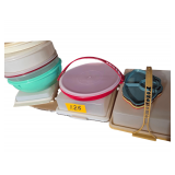 Several Pieces of Tupperware - Snack Plates
