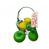 Murino Style Hand Blown Glass Fruit and Veggies