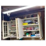 Contents of 2 Cabinets Sandpaper Braids of Assorted Sizes