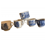 5 English Made Tea Cups