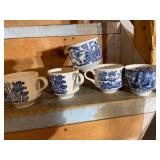 5 English Made Tea Cups