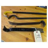 15-inch Flat Steel Pry Bars, Stanley 5/8" Board Bender, Stanley Ripping Bar/Crow Bar