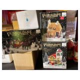 3 Victorian Village Collectables
