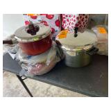 2 T-Fal Cooking Pots and a Pot 10.25" x 6.25"