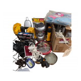 Large lot of Various Lights , Clocks and Flashlights