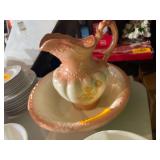 Ceramic Pitcher and Bowl