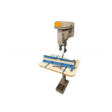 Enco 5/8" Drill Press - Model 126-2170 - S/N 103168 - Includes Bits, Chucks, Delta Mortising Attachment, & Rockler Guides - 67" Tall