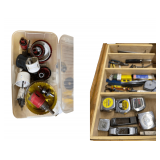 Contents in Lower Drawers of Work Bench