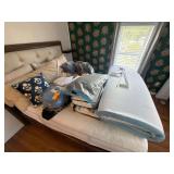 Assorted Pillows, Blankets, Heated Matress Pad Etc.