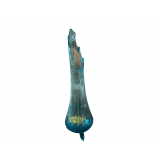 14" Tall Blue Swung Vase