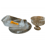 7 Pieces of Phoniex Glass Ware 8" Cake Pans