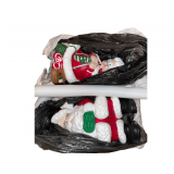 Ceramic Mr. And Mrs. Santa Clauses 12" Tall