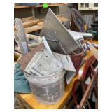 2 Buckets of Metal Braceing
