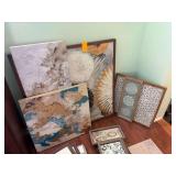 2 _ Paintings - 2 Framed String Artwork