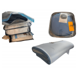 Assorted Pillows, Blankets, Heated Mattress Pad Etc.