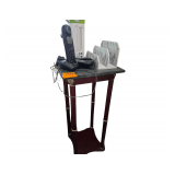 Accent Table - 11 x 11 x 27 - Phones and Letter Holder