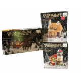 3 Victorian Village Collectables
