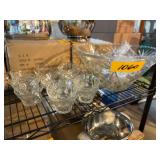 Punch Bowl Set with 16 Cups