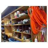 Contents in Cubbies of Cabinet